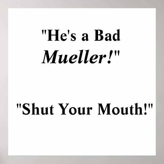 Póster Mueller Poster (Frente)