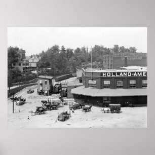 Póster Muelles americanos de Holanda: 1900