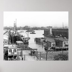 Póster Muelles de Hoboken