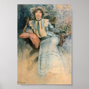 Póster Muérdago de Alfonso Maria Mucha