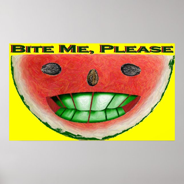 Póster Muérdeme (Frente)