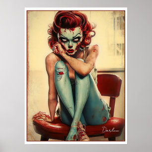 Póster Muerta, Soñadora y Peligrosamente Encantadora: Dar