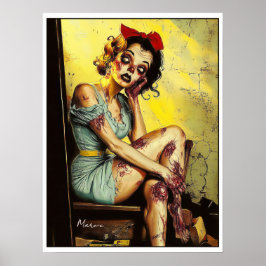 Póster Muerta, Soñadora y Peligrosamente Encantadora: Mar