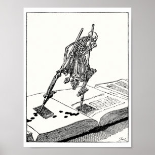 Póster Muerte caminando sobre pilotes