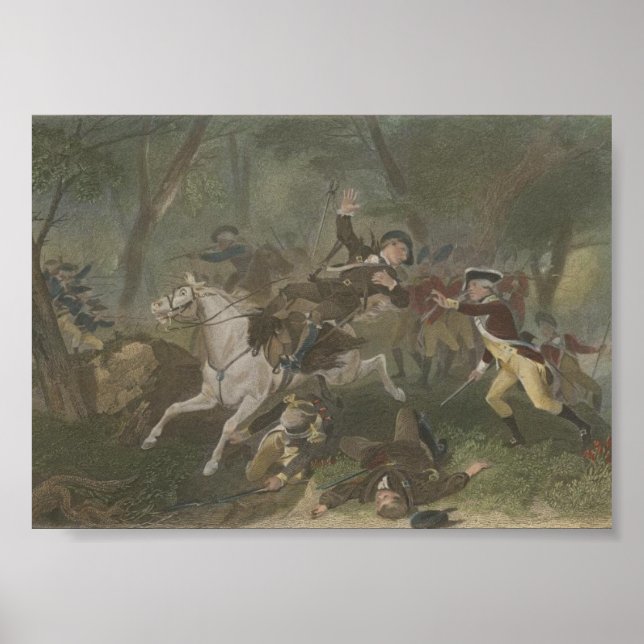 Póster Muerte de Patrick Ferguson en la montaña del Rey (Frente)