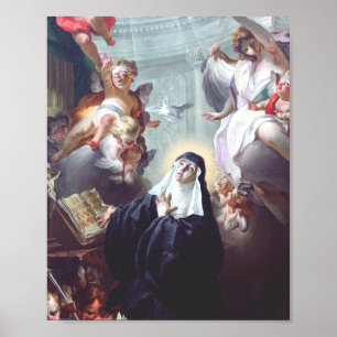 Póster Muerte de Saint Scholastica
