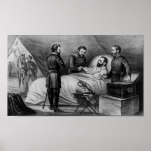 Póster Muerte de Stonewall Jackson