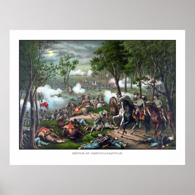 Póster Muerte De Stonewall Jackson (Frente)