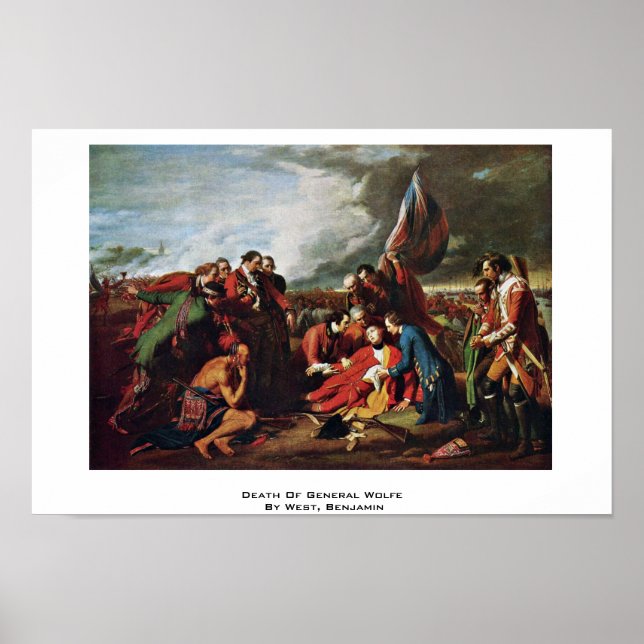 Póster Muerte Del General Wolfe Por Occidente, Benjamin (Frente)