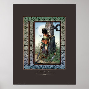 Póster Muerte del Poster cuchulino (14x18")