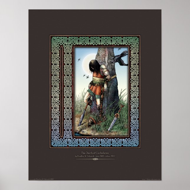 Póster Muerte del Poster cuchulino (14x18") (Frente)