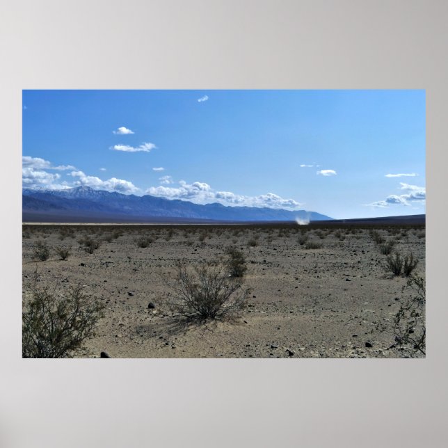 Póster Muerte del Valle del Dust Devil (Frente)