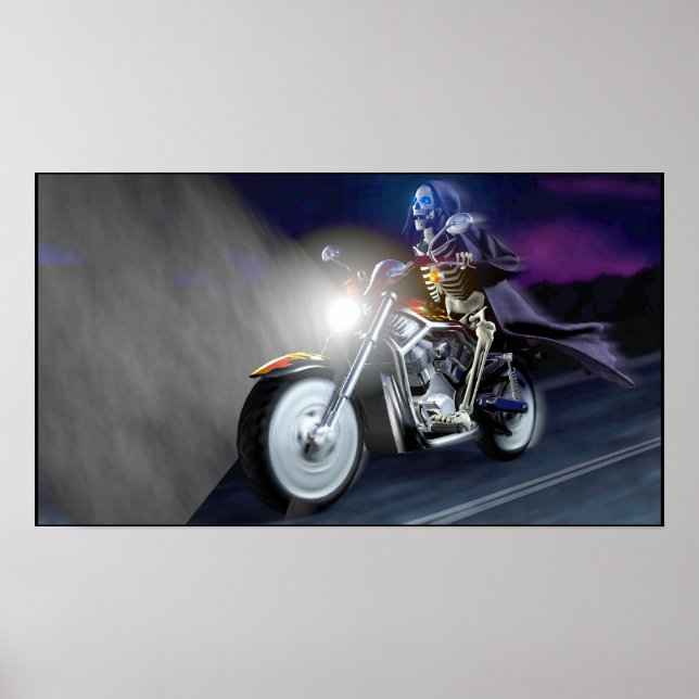 Póster Muerte En Bicicleta (Frente)