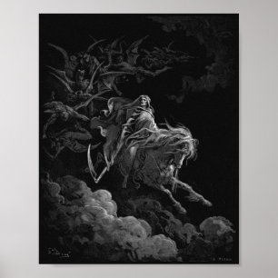 Póster Muerte En Un Caballo Pálido Por Gustave Dore
