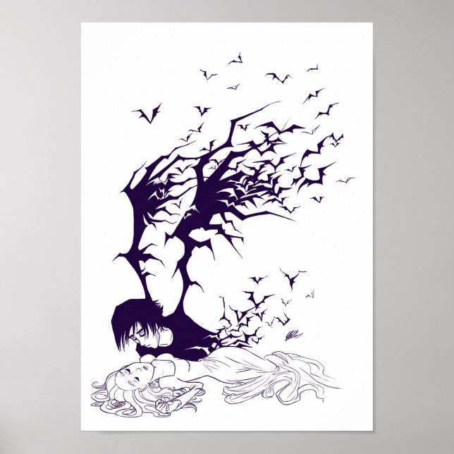 Póster Muerte enamorada (Frente)