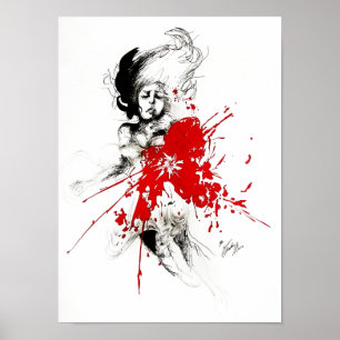 Póster Muerte hermosa