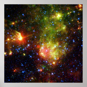 Póster Muerte polvorienta de la NASA masiva de la