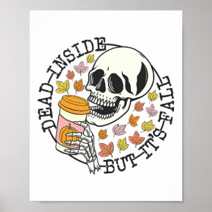 Póster Muerto Dentro Pero Su Caída Halloween