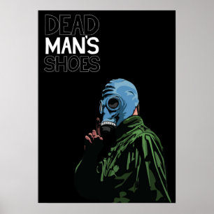 Póster Muerto Mans zapatillas Ilustracion estilo cómico