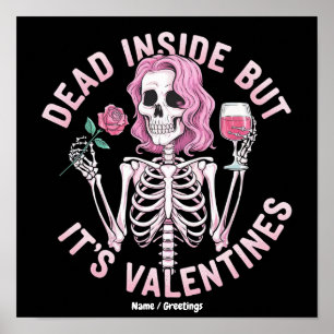 Póster Muerto por dentro pero es divertido romántico de S