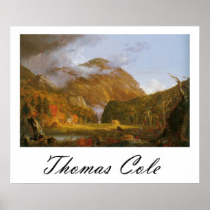 Póster Muesca del col de Thomas de las montañas blancas