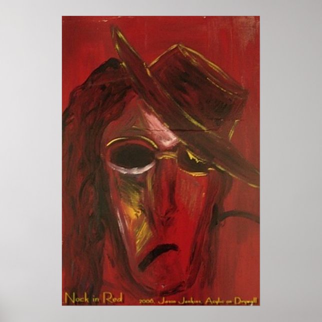 PÓSTER MUESCA EN ROJO (Frente)