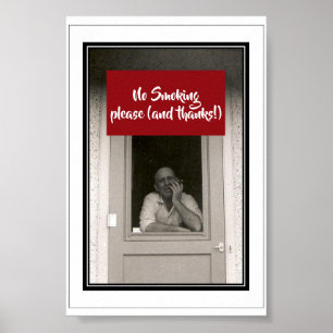 Póster Muestra de no fumadores