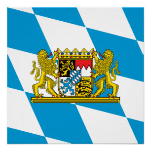Póster Muestra tus colores - Bayern/Bavaria