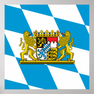 Póster Muestra tus colores - Bayern/Baviera