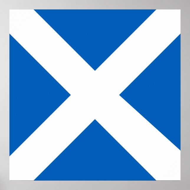 Póster Muestra tus colores – Escocia (Frente)