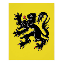 Póster Muestra tus colores - Flandes