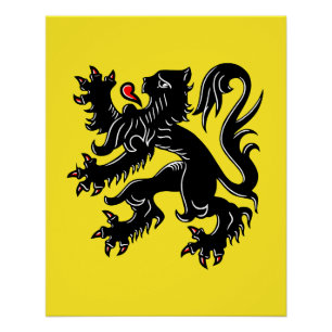 Póster Muestra tus colores - Flandes