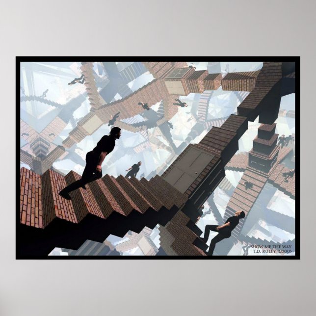 Póster Muéstrame el camino (Frente)