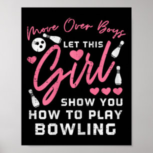 Póster Muévase por los niños que bailan boliche Chicas gr