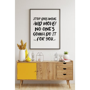 Póster ¡Muévete! Cita motivacional