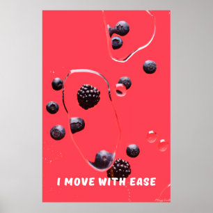 Póster Muévete con facilidad: Midnight Berries y Water Ze