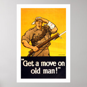Póster Muévete del viejo