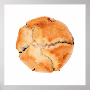 Póster Muffin de arándano