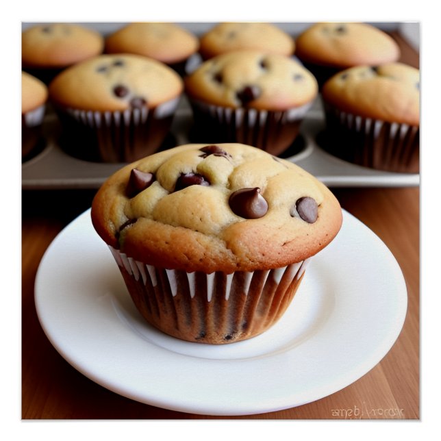 Póster Muffin de chile chocolate (Anverso)