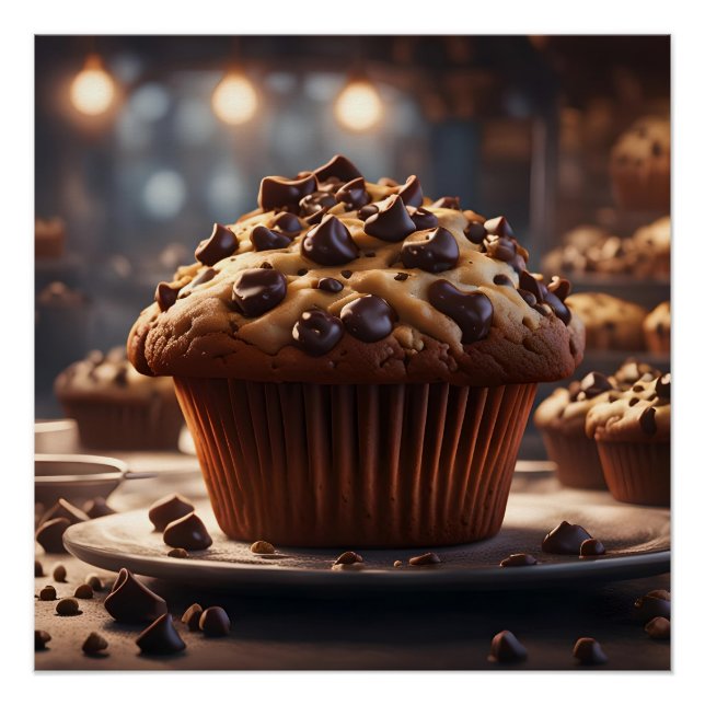 Póster Muffin de chile chocolate (Anverso)
