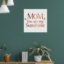 Póster Mug del Día de la Madre Personalizada - Regalo Per