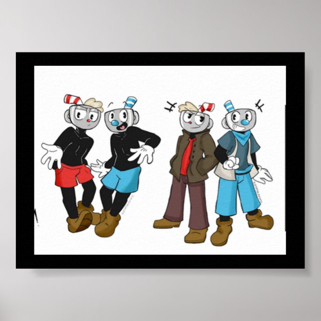 Póster ¡MugMan un Poster de la cabeza de la copa! (Frente)