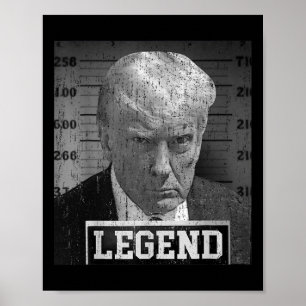 Póster Mugshot Donald Trump 2024 no simpatizante de la cu