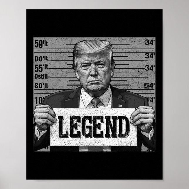 Póster Mugshot Funny Trump 2024 (Frente)