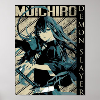 PÓSTER MUICHIRO DEMON SLAYER