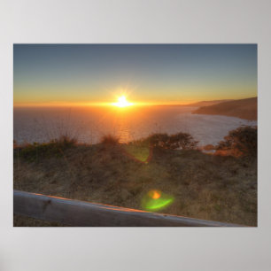 Póster Muir Beach Sunset