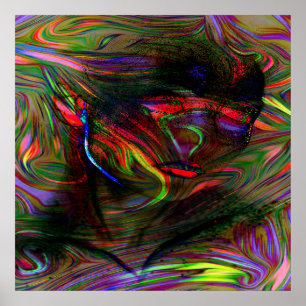 Póster Mujer abstracta dos