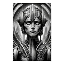 Mujer al estilo de la Metropolis Vintage