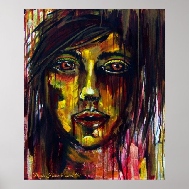 Póster Mujer amarilla (Frente)