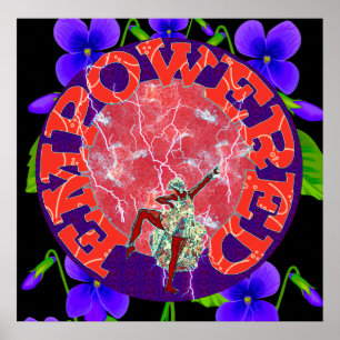 Póster Mujer autorizada